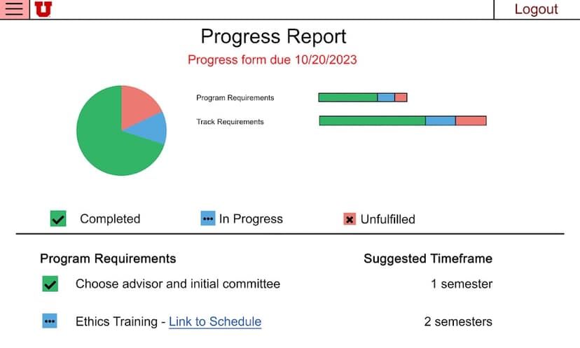 GradTracker Website Redesign